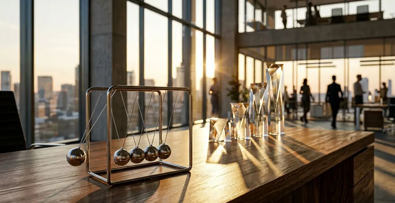 Vue symbolique de l'économie française montrant la relation entre croissance et emploi