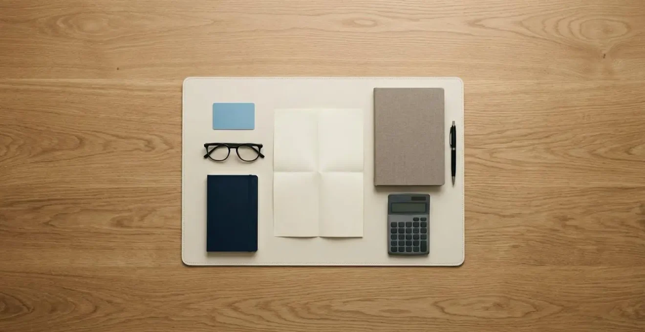Documents administratifs et carte vitale disposés sur un bureau pour le remboursement d'une téléconsultation